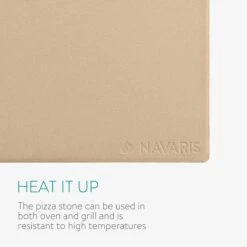 Navaris Pizzasteen XL Voor Oven En Barbecue - Rechthoekige Pizzaplaat 38 X 30 Cm - Inclusief Pizzaschep Met Extra Lang Handvat En Receptenboek -Keukenbenodigdheden Winkel 1200x1200 164
