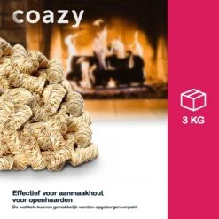 Aanmaakkrullen Voor BBQ Of Kachel | 3kg ECO FSC Gecertificeerd Aanmaakhout Barbecue - Biologisch En Duurzaam Aanmaakwokkels - Houtwol Wokkels - Barbeque Aansteker - Aanmaakblokjes - Accessoires - Ongeveer 240 Krullen -Keukenbenodigdheden Winkel 1200x1200 217