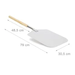 Relaxdays Pizzaschep - Vierkant - Metaal -Keukenbenodigdheden Winkel 1200x1200 230