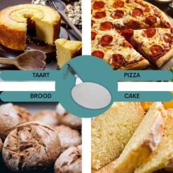 Nowad Pizzaschep RVS Rond - 30,5 Cm - PVC Handvat -Keukenbenodigdheden Winkel 1200x1200 233