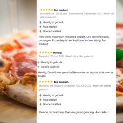 Nowad Pizzaschep RVS Rond - 30,5 Cm - PVC Handvat -Keukenbenodigdheden Winkel 1200x1200 234