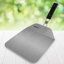 RVS Pizzaschep Inklapbaar Vierkant Handvat - Taartschep - Pizzaspatel BBQ Pannekoeken Spatel -Keukenbenodigdheden Winkel 1200x1200 246