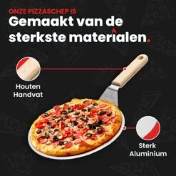 GrillX Pizzaschep Met Pizzasnijder - 30cm - In Luxe Doos - Pizzaspatel Voor BBQ & Oven - BBQ Accesoires Gereedschap -Keukenbenodigdheden Winkel 1200x1200 268