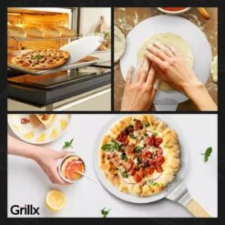 GrillX Pizzaschep Met Pizzasnijder - 30cm - In Luxe Doos - Pizzaspatel Voor BBQ & Oven - BBQ Accesoires Gereedschap -Keukenbenodigdheden Winkel 1200x1200 271