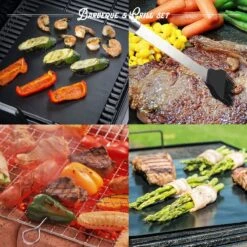 Mountain Jack® 40-Delige Luxe BBQ Grill Accessoires Set In Roestvrij Staal – Barbecue Gereedschap – Tangenset, Vlees Thermometer, Vleestang, Borstel, Spiezen, Vleesmes, Vleesvork -Keukenbenodigdheden Winkel 1200x1200 305