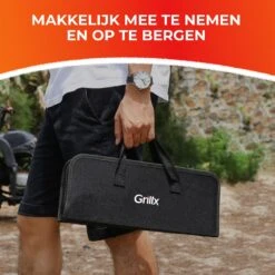 GrillX Barbecue Gereedschap Set - 19-delig - Inclusief Luxe Draagtas - BBQ Accesoires - Gereedschapset -Keukenbenodigdheden Winkel 1200x1200 311