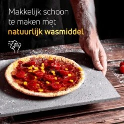 Pizzasteen BBQ Oven - Lava Van Vulkaan Etna - Barbecue Accesoires - Made In Italy - Broodbaksteen - 30x38x1.1 - VDN -Keukenbenodigdheden Winkel 1200x1200 396