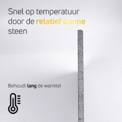 Pizzasteen BBQ Oven - Lava Van Vulkaan Etna - Barbecue Accesoires - Made In Italy - Broodbaksteen - 30x38x1.1 - VDN -Keukenbenodigdheden Winkel 1200x1200 399