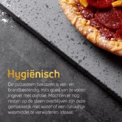 Pizzasteen BBQ Oven - Lava Van Vulkaan Etna - Barbecue Accesoires - Made In Italy - Broodbaksteen - 30x38x1.1 - VDN -Keukenbenodigdheden Winkel 1200x1200 400