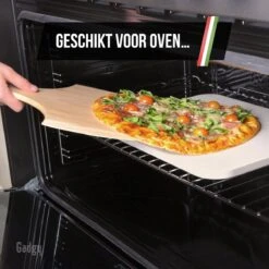 Gadgy Pizzasteen Met Pizzaschep – Cordieriet Voor Knapperige Pizzabodem – Pizzasteen Voor BBQ, Oven Of Kamado - Pizzaspatel - Pizza Set -Keukenbenodigdheden Winkel 1200x1200 403