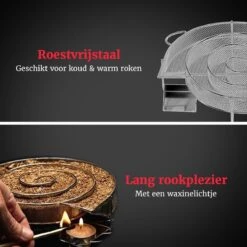 GrillX Cold Smoke Generator Met 1KG Kersen Rookmot - 6 Liter - Smokerbox - RVS Rookbox - Rookgenerator - Koud Roken - BBQ Accesoires -Keukenbenodigdheden Winkel 1200x1200 509