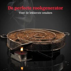 GrillX Cold Smoke Generator Met 1KG Kersen Rookmot - 6 Liter - Smokerbox - RVS Rookbox - Rookgenerator - Koud Roken - BBQ Accesoires -Keukenbenodigdheden Winkel 1200x1200 510
