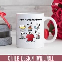 What Makes Snoopy Mok - Peanuts - Grappige Cadeautjes - Valentijn Cadeautje Voor Hem - Valentijn Cadeautje Voor Haar - Moederdag Cadeau - Valentijdag Cadeau - Cadeau Voor Vrouw - Mokken En Bekers - Cadeau Voor Moeder - Mama Cadeau - Koffiemok -Keukenbenodigdheden Winkel 1200x1200 546