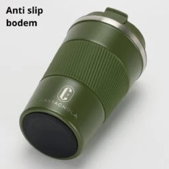 Castagnola Design RVS Koffiebeker To Go - Groen - 380ml - Thermosbeker - Theebeker -Keukenbenodigdheden Winkel 1200x1200 562