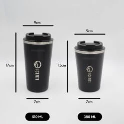 ICENTI - RVS Koffiebeker To Go - 380ml – Groen - Thermosbeker - Lekvrij - Dubbelwandig - Koffie Beker - Theebeker – Coffeemugg - Theemugg -Keukenbenodigdheden Winkel 1200x1200 576