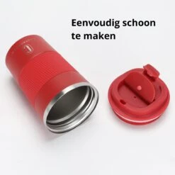 Castagnola Design RVS Koffiebeker To Go - Rood - 380ml - Thermosbeker - Theebeker -Keukenbenodigdheden Winkel 1200x1200 592