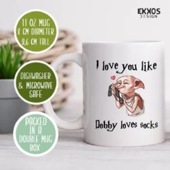 Harry Potter Dobby Mok - Harry Potter - Cadeau Voor Vrouw - Koffiemok - Grappige Cadeaus - Cadeau Voor Man - Kado Man - Kado Vrouw - Valentijn Cadeautje Voor Haar - Mokken En Bekers - Verjaardag Cadeau - Koffiekopjes - Mok Met Tekst -Keukenbenodigdheden Winkel 1200x1200 611