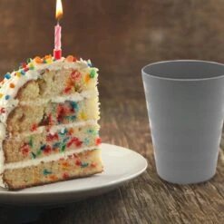 In Round Herbruikbare Plastic Drink Bekers – 10 Stuks – Grijs -Keukenbenodigdheden Winkel 1200x1200 674