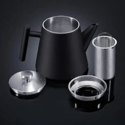 Silberthal - Theepot Met Filter - 1 L - RVS Dubbelwandig - Zwart - Cadeau -Keukenbenodigdheden Winkel 1200x1200 702