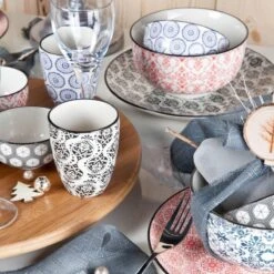 Cosy&Trendy Delirio Dinerbord - Ø 23.5 Cm - Set-6 -Keukenbenodigdheden Winkel 1200x1200 744