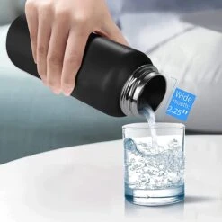 Thermo Master - Thermosfles & Drinkfles - Waterfles - 0,5 Liter - Midnight Black - 3 Doppen -Keukenbenodigdheden Winkel 1200x1200 75