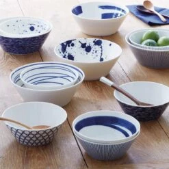 Royal Doulton Pacific - Schaaltjes Voor Snacks - Kommen - Porselein - Wit / Blauw - ⌀ 11 Cm - 6 Stuks -Keukenbenodigdheden Winkel 1200x1200 837