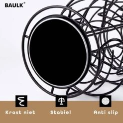 Eiermand – Eierrek – Eierhouder – Eieren – 360° - Zwart - Pasen - 39 Eieren - BAULK® -Keukenbenodigdheden Winkel 1200x1200 894