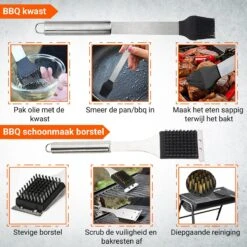 BBQ Accesoires Gereedschapset Koffer Set Tang Borstel Schort Barbecue Dagdeals - Chef Cook BBQ Accessoires Set -Keukenbenodigdheden Winkel 1200x1200 947