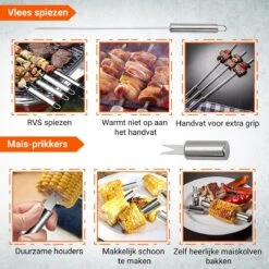 BBQ Accesoires Gereedschapset Koffer Set Tang Borstel Schort Barbecue Dagdeals - Chef Cook BBQ Accessoires Set -Keukenbenodigdheden Winkel 1200x1200 948