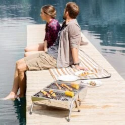 BBQ Collection Houtskoolbarbecue - Cilinder - Chroom -Keukenbenodigdheden Winkel 1200x1200 989