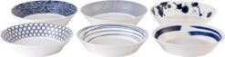 Royal Doulton Pacific - Pastaborden / Bordenset - Porselein - Wit / Blauw - ⌀ 22 Cm - 6 Stuks -Keukenbenodigdheden Winkel 1200x304 1
