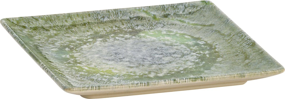 Lite-Body Hermes Gebaksbordjes - Set Van 8 Stuks - Ø16 Cm - Groen Reliëf 3 Lite-Body Hermes Gebaksbordjes - Set Van 8 Stuks - Ø16 Cm - Groen Reliëf - Afbeelding 3