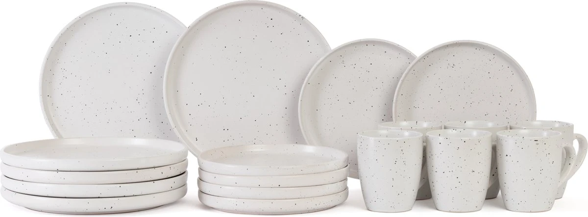 Cosy & Trendy Serviesset Punto White 18-Delig 1 Cosy & Trendy Serviesset Punto White 18-Delig