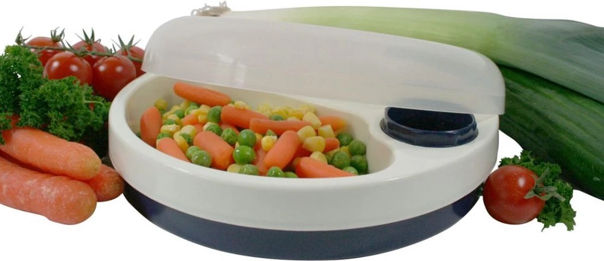 Able2 Ergovita Warmhoudbord - Ø 22 Cm - Blauw 1 Able2 Ergovita Warmhoudbord - Ø 22 Cm - Blauw