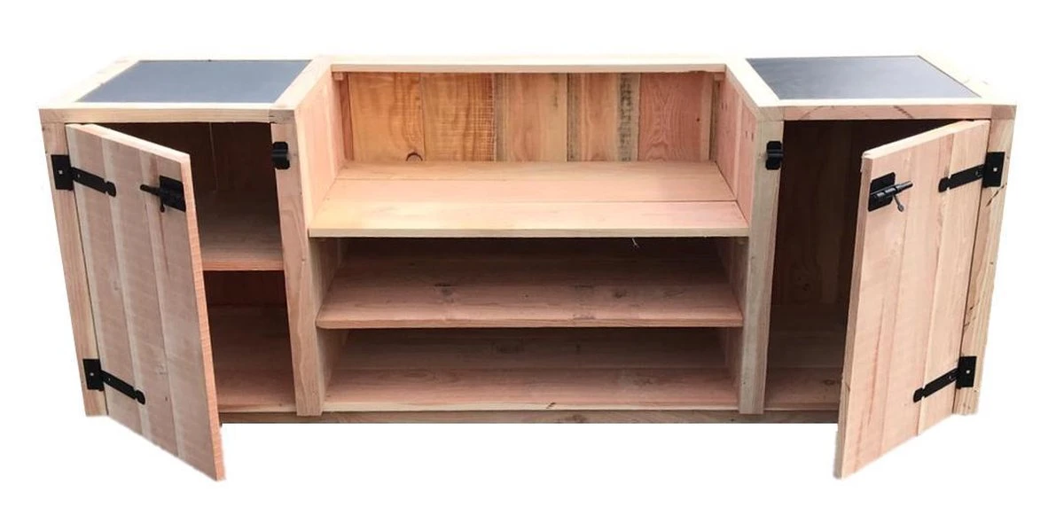 Buitenkeuken 'Schroef' | BBQ Ombouw | Buiten Koken 1 Buitenkeuken 'Schroef' | BBQ Ombouw | Buiten Koken