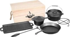 EL Fuego Dutch Oven Set Gietijzer 7-delig -Keukenbenodigdheden Winkel 1200x637