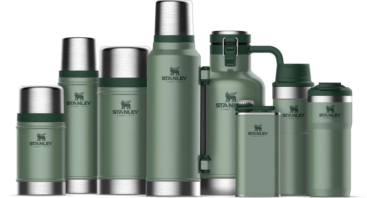 Stanley The Legendary Classic Bottle 1,90L - Thermosfles - Hammertone Green 2 Stanley The Legendary Classic Bottle 1,90L - Thermosfles - Hammertone Green - Afbeelding 2