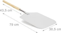 Relaxdays Pizzaschep - Vierkant - Metaal -Keukenbenodigdheden Winkel 1200x654