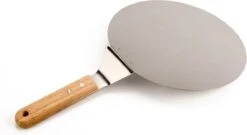 Inpro Pizzaschep RVS - Rond - Voor BBQ En Oven - Pizzaspatel - Taartschep - Houten Handvat - BBQ Gereedschap - Keukengerei - 30 Cm Diameter - Spatel -Keukenbenodigdheden Winkel 1200x655