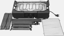 Royalty Line Elektrische Barbecue - Indoor En Outdoor BBQ - Tafelgrill - Elektrische Grill - Grill Oppervlak 40x24 Cm - 2000W - Met Stand - Zwart -Keukenbenodigdheden Winkel 1200x686 2