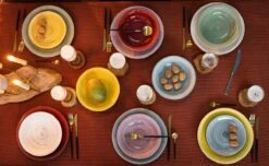 Tavola - Diepe Borden - Kleurrijk - Ø21cm - (6 Stuks) -Keukenbenodigdheden Winkel 1200x738 2