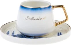 KARACA -ISTANBUL- 12 DELIGE- KOFFIEKOPJES VOOR 6 PERSONEN SET-Karaca Istanbul Set Van 12 Koffiekopjes 90 Ml- Moccamokken -espressokopjes Set Van Porselein, 6 Personen Robuuste Mokkatas, Porselein -Keukenbenodigdheden Winkel 1200x757 1