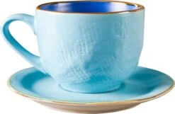 Vivi Oggi - Koffiekopjes Set Van 6 - Ø 9cm - Cappuccino - Kop En Schotel - 150 Ml - Italië -Keukenbenodigdheden Winkel 1200x782 1