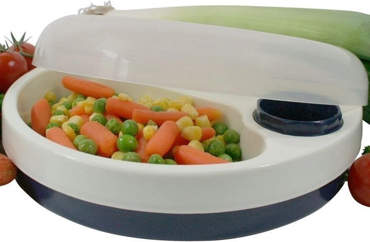 Able2 Ergovita Warmhoudbord - Ø 22 Cm - Blauw 5 Able2 Ergovita Warmhoudbord - Ø 22 Cm - Blauw - Afbeelding 5