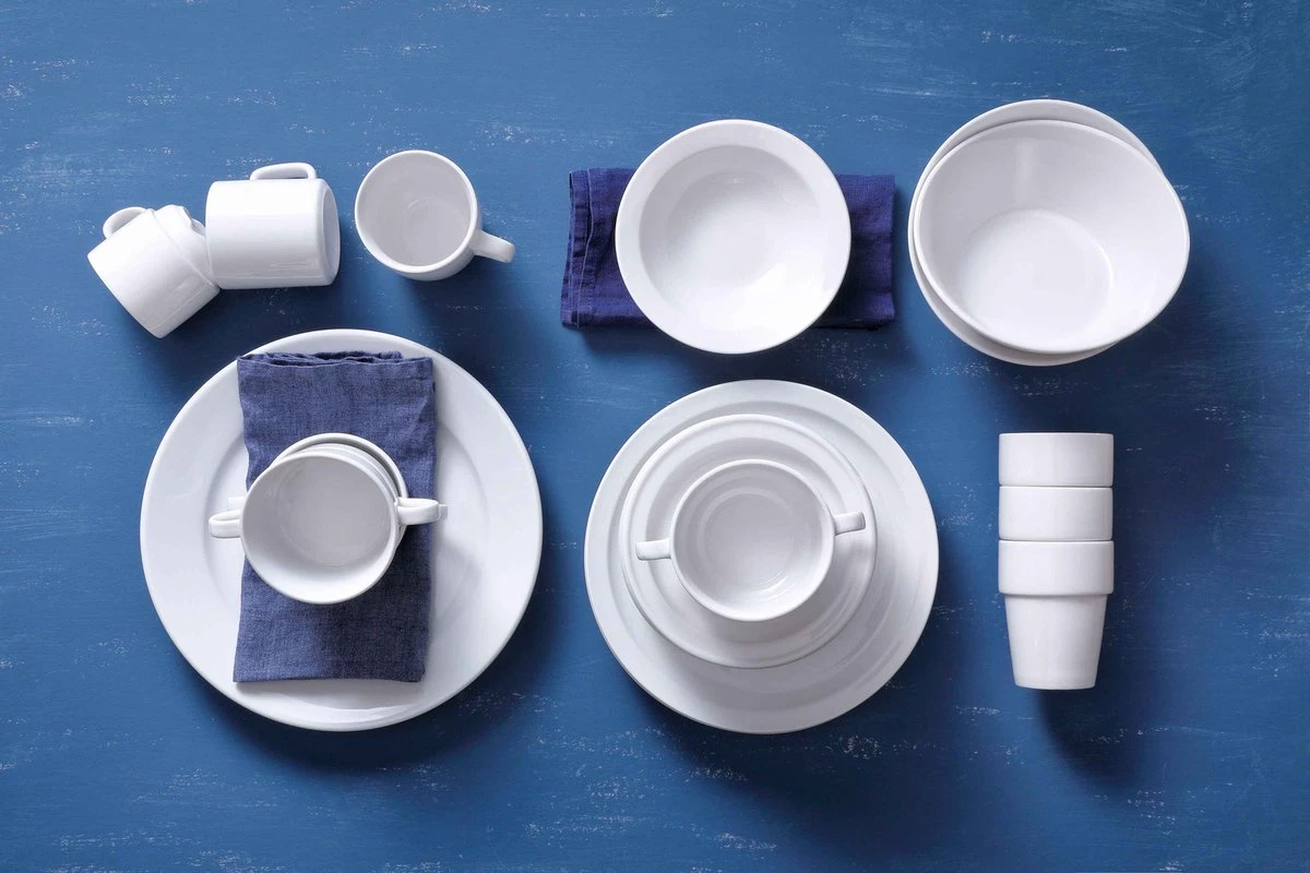 Bord Smalle Rand Mammoet Budgetline 16 Cm Wit 6 Stuk(s) 5 Bord Smalle Rand Mammoet Budgetline 16 Cm Wit 6 Stuk(s) - Afbeelding 5