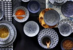 Set Van 4 Gebaksborden - 16 Cm. - Nippon Blue - Tokyo Design Studio -Keukenbenodigdheden Winkel 1200x819 3