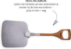 Boska Pizzaschep Barbecue - Kort Handvat - Stabiel - Aluminium - Eikenhout - BBQ Accessoires -Keukenbenodigdheden Winkel 1200x820