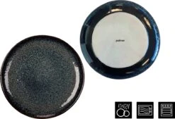 Palmer Serviesset Eccentric Stoneware 6-persoons 24-delig Blauw -Keukenbenodigdheden Winkel 1200x822 1