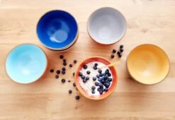 Vivi Oggi - Kom - Ontbijtkom - Kommen Set Van 6 - Ø 14cm - Kleurrijk - Italië -Keukenbenodigdheden Winkel 1200x828 6