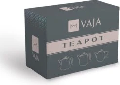 Vaja® Theepot Juliette Met Filter - Dubbelwandig -Theekan 1.0L - Glimmend Zwart -Keukenbenodigdheden Winkel 1200x850 3